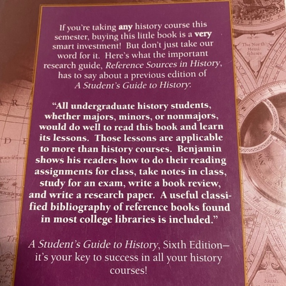 A Student's Guide to History sixth Edition‎ By Jules R Benjamin - Picture 8 of 10